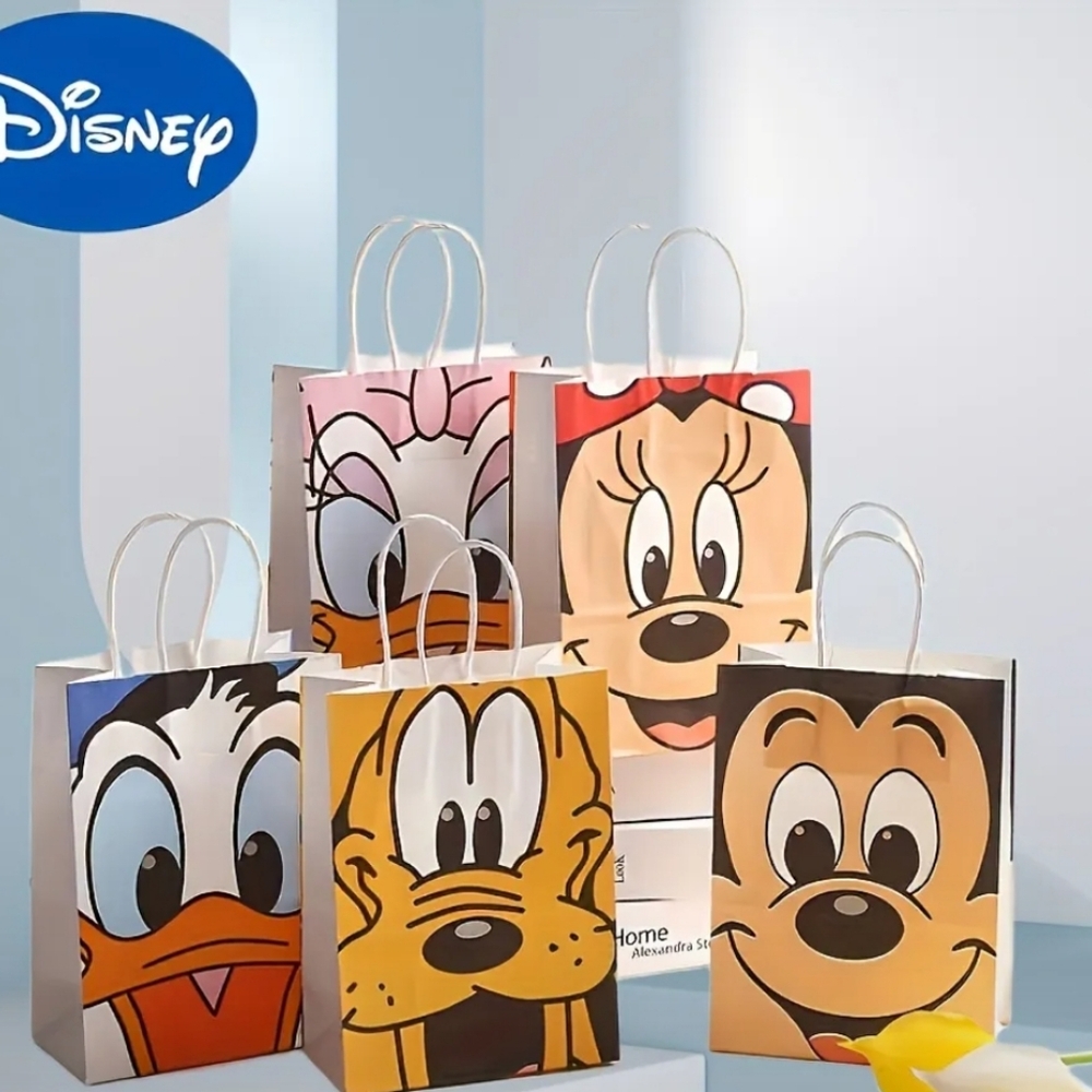 Disney Character Party Favor Bags - Red, Pink, Yellow, Black - Picture 2 of 9